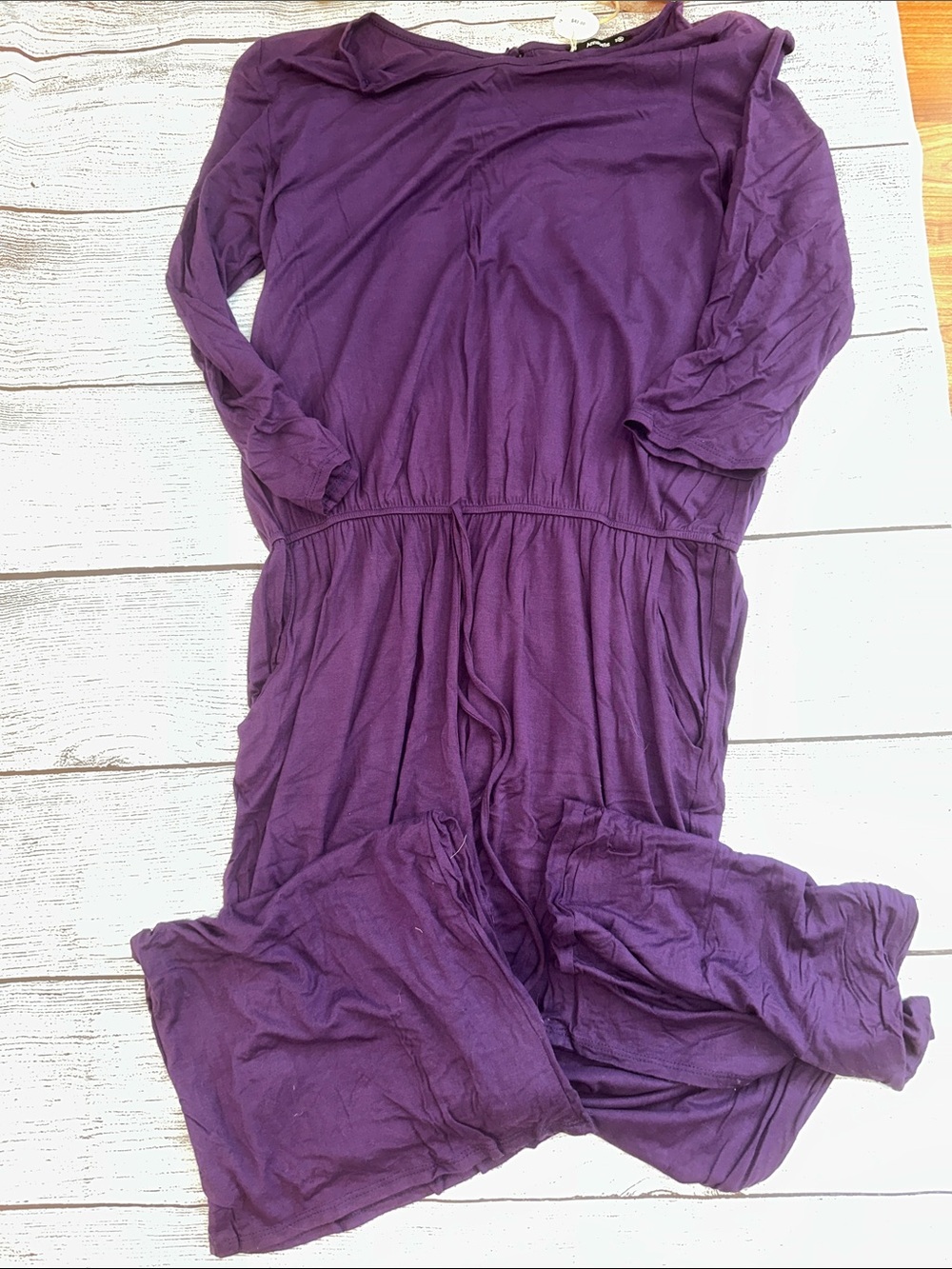 Purple One-Piece Jumpsuit